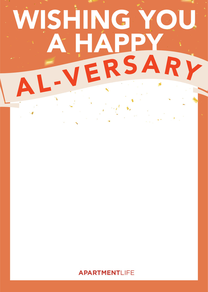 Happy AL-versary Card – Apartment Life Store